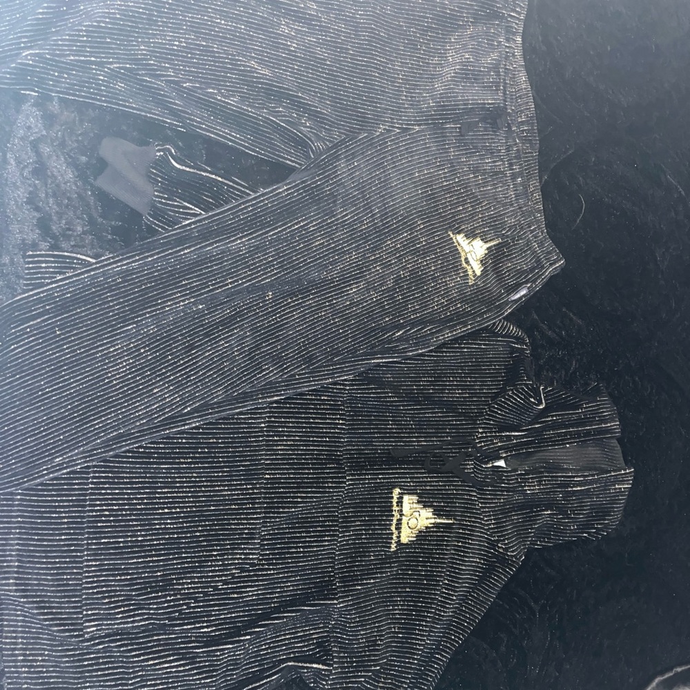 Black and gold 50th anniversary spirit jersey velvet